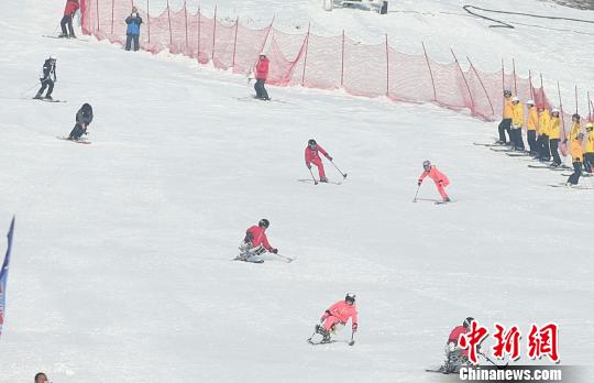 3日,首届中国残疾人冰雪运动季暨延庆区第31届冰雪欢乐节在京启动。 刘平 摄