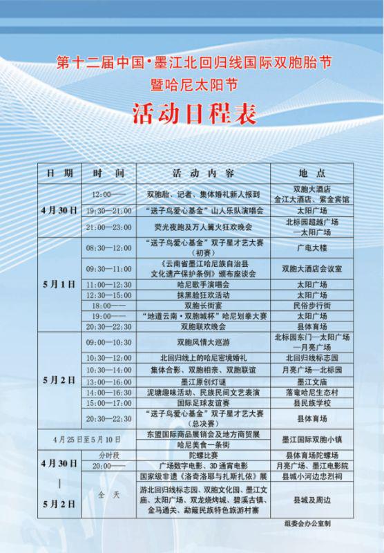 还在纠结五一去哪玩?当然墨江国际双胞节!