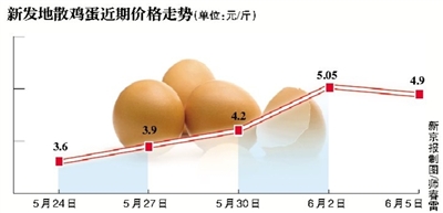 价高卖不动“火箭蛋”暂停涨 价格上涨因素并未消除