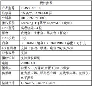 读书郎学习手机CLASSONE C3，老牌硬件商的新“机”遇？