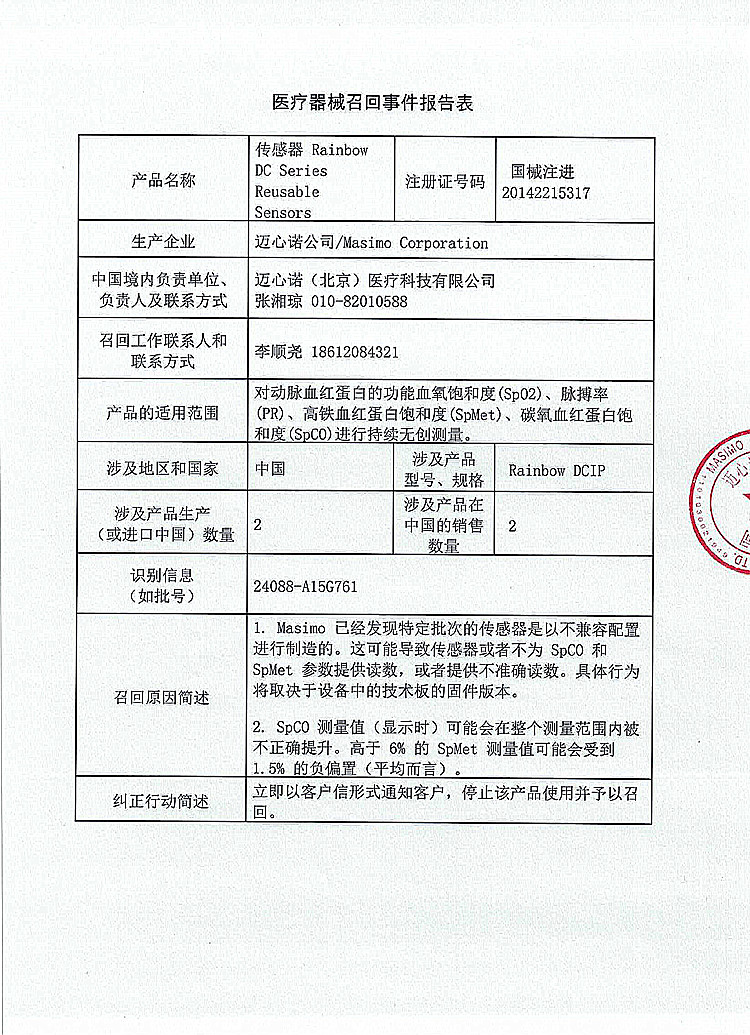 又见召回!3家企业主动召回医疗器械产品